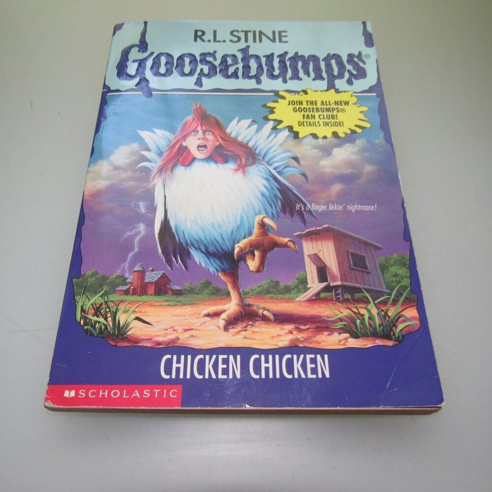 Goosebumps #53 – Chicken Chicken by R.L. Stine – Vintage 1997 Paperback Book